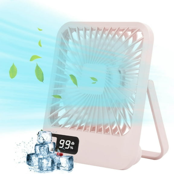 XGFHYJEH Desk Fan, Box Fan, Small Fan, Box Fans for Home, Desk Fans under $15.00, Small Box Fan, Portable Personal Quiet Electric Fan for Home, Plastic