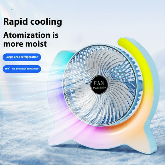 XGFHYJEH Desk Fan, Box Fan, Small Fan, Box Fans for Home, Desk Fans under $15.00, Small Box Fan, Portable Personal Quiet Electric Fan for Home, PVC