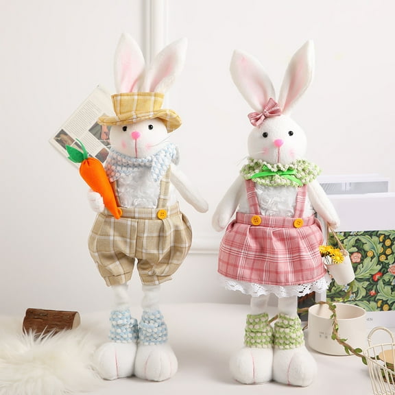 XGFHYJEH Easter Bunny Stuffed Animals, Stuffed Animals under $5, Stuffed Animals & Plush Toys, Stuffed Animals for Girls Boys, Small Stuffed Animals, Easter Bunny Plush Doll