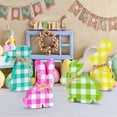 thumbnail image 1 of XGFHYJEH Easter Decoration, 4 PcEaster Bunny Wooden Signs Spring Bunny Wood Table Centerpieces Tiered Tray Decor Freestanding Shape Tabletop Decoration With Jute Rope, 1 of 6