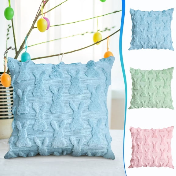 XGFHYJEH Easter Decoration, Easter Decorations for the Home, Easter Decor, Easter Cushion Covers Spring Easter Decoration Modern Easter Rabbits Cushion Covers Easter Bunny Cushion Cover