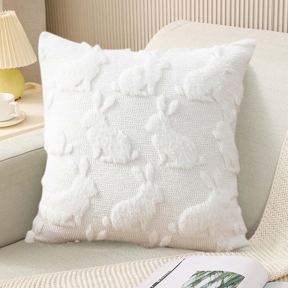 XGFHYJEH Easter Decoration, Easter Decorations for the Home, Easter Decor, Easter Pillow Cover Hair Sofa Pillow Bedhead Pillow Office Backrest Pillow Waist Pillowcase