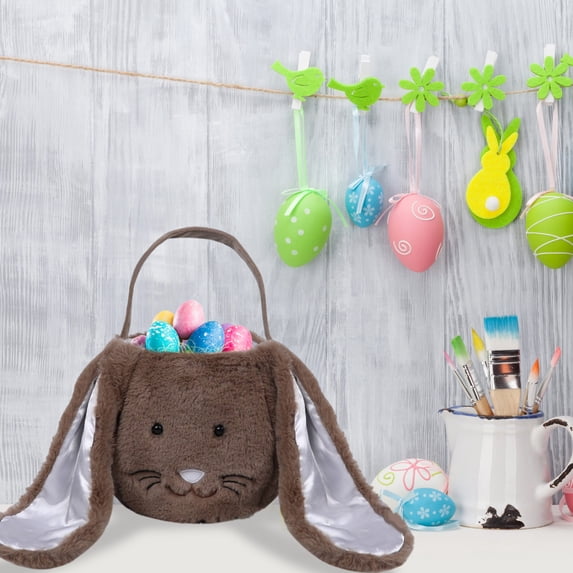 XGFHYJEH Easter Decoration, Easter Tabletop Decor, Easter Bunny Basket, Easter Decorations for the Home Clearance, Indoor Easter Decor