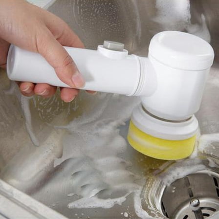 XGFHYJEH Electric Spin Scrubber, Cordless Cleaning Brush, Power Spin Scrubber, Scrub Brush, Scrubber Cleaner, Electronic Scrubber, Barhroom Scrubber