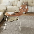 thumbnail image 1 of XGFHYJEH End Table, Farmhouse Small End Table for Living Room Bedroom, Round Side Table, Side Table for Small Spaces, Accent End Table, 1 of 5
