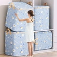 thumbnail image 1 of XGFHYJEH Extra Large Clothes Storage Bags, Foldable Organizer Bins with Zipper & Lids for Blanket Bedding Closet, 1 of 7
