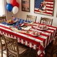 thumbnail image 1 of XGFHYJEH Fourth of July Table Cloth, 250th Anniversary Tablecloth Rectangle, Waterproof Washable 4th of July Tablecloth for Memorial Day 250 Years of Freedom 1776-2026 Patriotic Decorations, 1 of 2