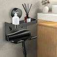 thumbnail image 1 of XGFHYJEH Hair Dryer Shelf, Hair Dryer Holder Wall Mounted, Bathroom Hair Tool Organizer, Blow Dryer Holder Shelf, Hair Tools Storage for Hair Dryer, Curling Wands, 1 of 6