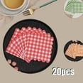 thumbnail image 1 of XGFHYJEH Halloween Decor, Halloween Decorations, Halloween Decorations Indoor, Halloween Decor Indoor, 20Pcs Plaid Napkins Towel For Halloween Party Supplies, 1 of 6