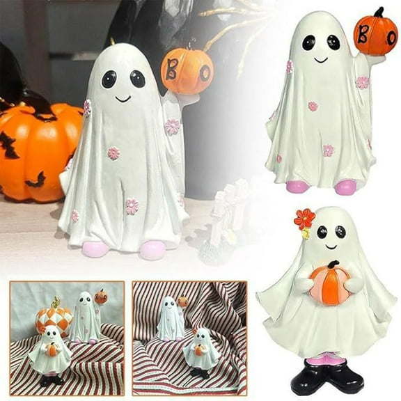 XGFHYJEH Halloween Decor, Halloween Decorations, Halloween Decorations Indoor, Halloween Decor Indoor, Halloween Ghost Resin Crafts Ornament Halloween Tabletop Decor