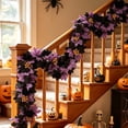 thumbnail image 1 of XGFHYJEH Halloween Decor, Halloween Decorations Indoor, Artificial Rattan Home Window Decoration Layout Simulation Maple Leaf Rattan, 1 of 7