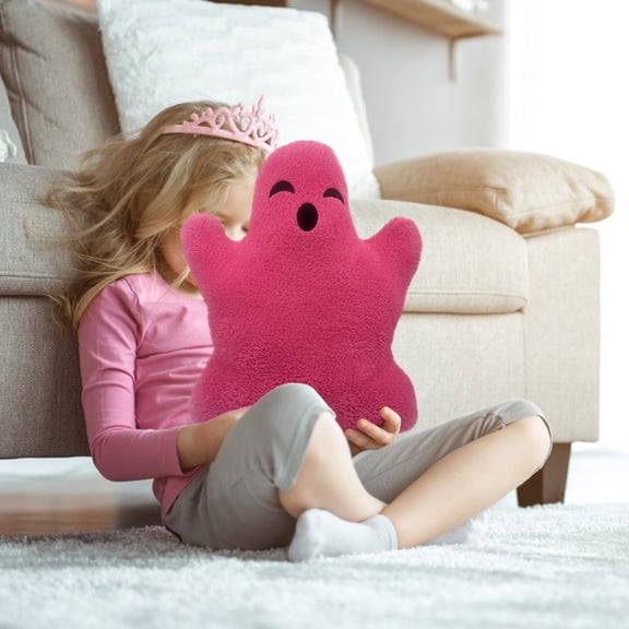 XGFHYJEH Halloween Decorations Decor, Halloween Ghost Plush Pillow Ghost Shaped Pillow