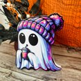 thumbnail image 1 of XGFHYJEH Halloween Indoor Tabletop Decor Decoration, Halloween Cute Little Ghost Tray Ornaments, Halloween Ghost Pumpkin Festival Decorations, 1 of 6
