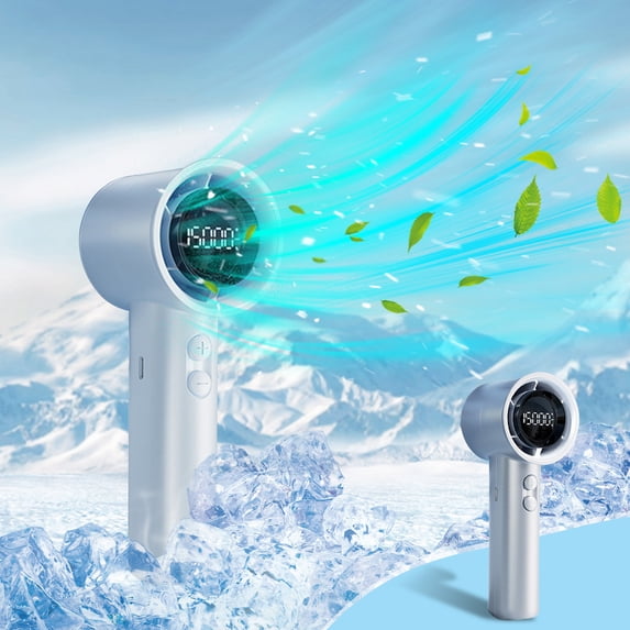 XGFHYJEH Hand Held Fan, Mini Fan Handheld, Hand Held Fan Rechargeable, Portable Folding Hand Held Cooling Fan