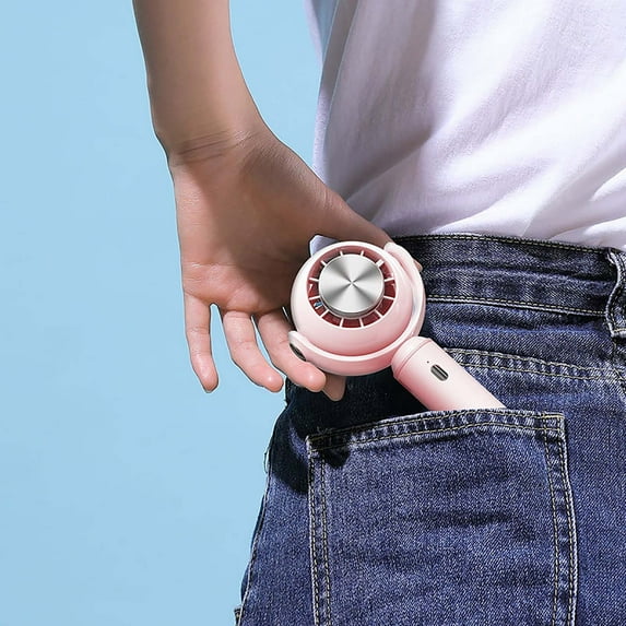 XGFHYJEH Hand Held Fan, Mini Fan Handheld, Hand Held Fan Rechargeable, Portable Folding Hand Held Cooling Fan