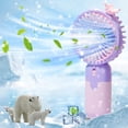 thumbnail image 1 of XGFHYJEH Hand Held Fan, Mini Fan Handheld, Hand Held Fan Rechargeable, Portable Folding Hand Held Cooling Fan, 1 of 7
