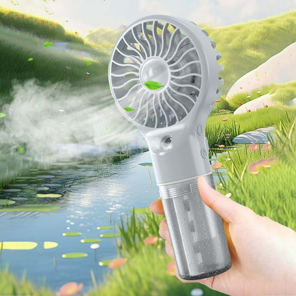 XGFHYJEH Hand Held Fan, Mini Fan Handheld, Hand Held Fan Rechargeable, Portable Folding Hand Held Cooling Fan