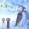 thumbnail image 1 of XGFHYJEH Hand Held Fan, Mini Fan Handheld, Hand Held Fan Rechargeable, Portable Folding Hand Held Cooling Fan, 1 of 7