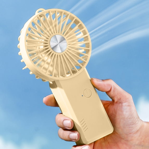 XGFHYJEH Hand Held Fan, Mini Fan Handheld, Hand Held Fan Rechargeable, Portable Folding Hand Held Cooling Fan