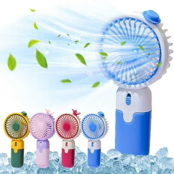 XGFHYJEH Hand Held Fan, Mini Fan Handheld, Hand Held Fan Rechargeable, Portable Folding Hand Held Cooling Fan