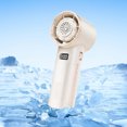 thumbnail image 1 of XGFHYJEH Hand Held Fan, Mini Fan Handheld, Hand Held Fan Rechargeable, Portable Folding Hand Held Cooling Fan, 1 of 7
