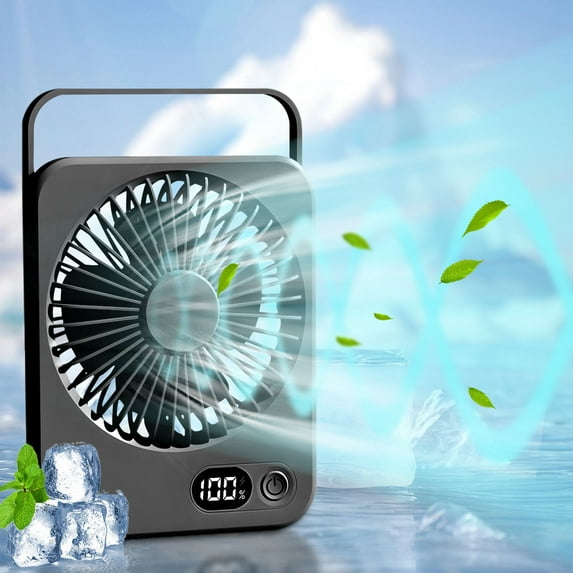 XGFHYJEH Hand Held Fan, Mini Fan Handheld, Hand Held Fan Rechargeable, Portable Folding Hand Held Cooling Fan