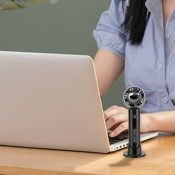 XGFHYJEH Hand Held Fan, Mini Fan Handheld, Hand Held Fan Rechargeable, Portable Folding Hand Held Cooling Fan
