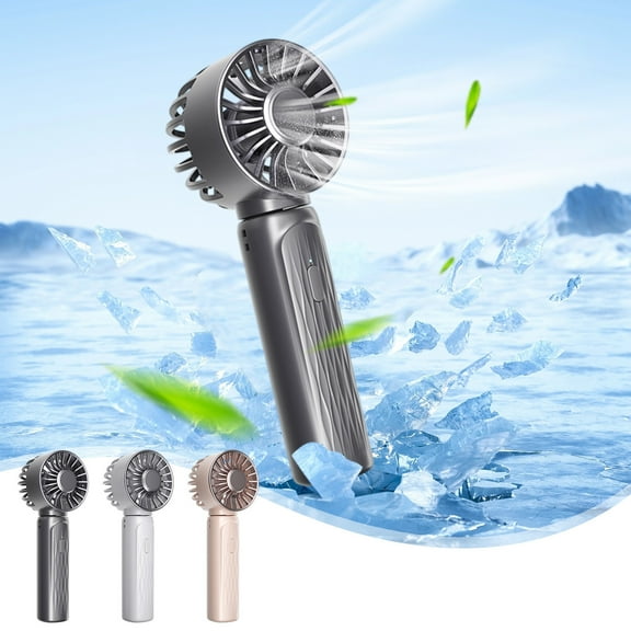 XGFHYJEH Hand Held Fan, Mini Fan Handheld, Hand Held Fan Rechargeable, Portable Folding Hand Held Cooling Fan