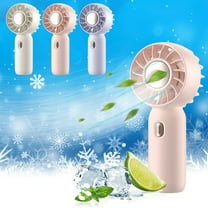 XGFHYJEH Hand Held Fan, Mini Fan Handheld, Hand Held Fan Rechargeable, Portable Folding Hand Held Cooling Fan
