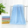 thumbnail image 1 of XGFHYJEH Hand Towel, Towel Clearance, Hand Towels Under $5, Hand Towels for Bathroom, Spring Hand Towel, Towel For Bath, Hand, Face, Gym, Spa, polyester, 30*60cm, Light Blue, 1 of 6