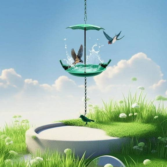 XGFHYJEH Hanging Bird Bath, Bird Baths Outdoor on Clearance, Bird Bath Bowl, Bird Bath For Outdoor Garden