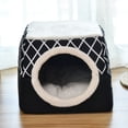 thumbnail image 1 of XGFHYJEH Indoor Cat House Bed, Cave Cat Beds, Pet Bedding for Small Animals, Pet Beds for Cats, Winter Cozy Warm Pet Beds for Small Dogs, 1 of 7