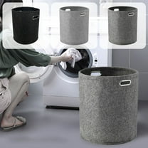 XGFHYJEH Laundry Basket with Handles, Large Clothes Hamper for Baby Kids Nursery, Decorative Storage Container for Bedroom, Entryway, Bathroom