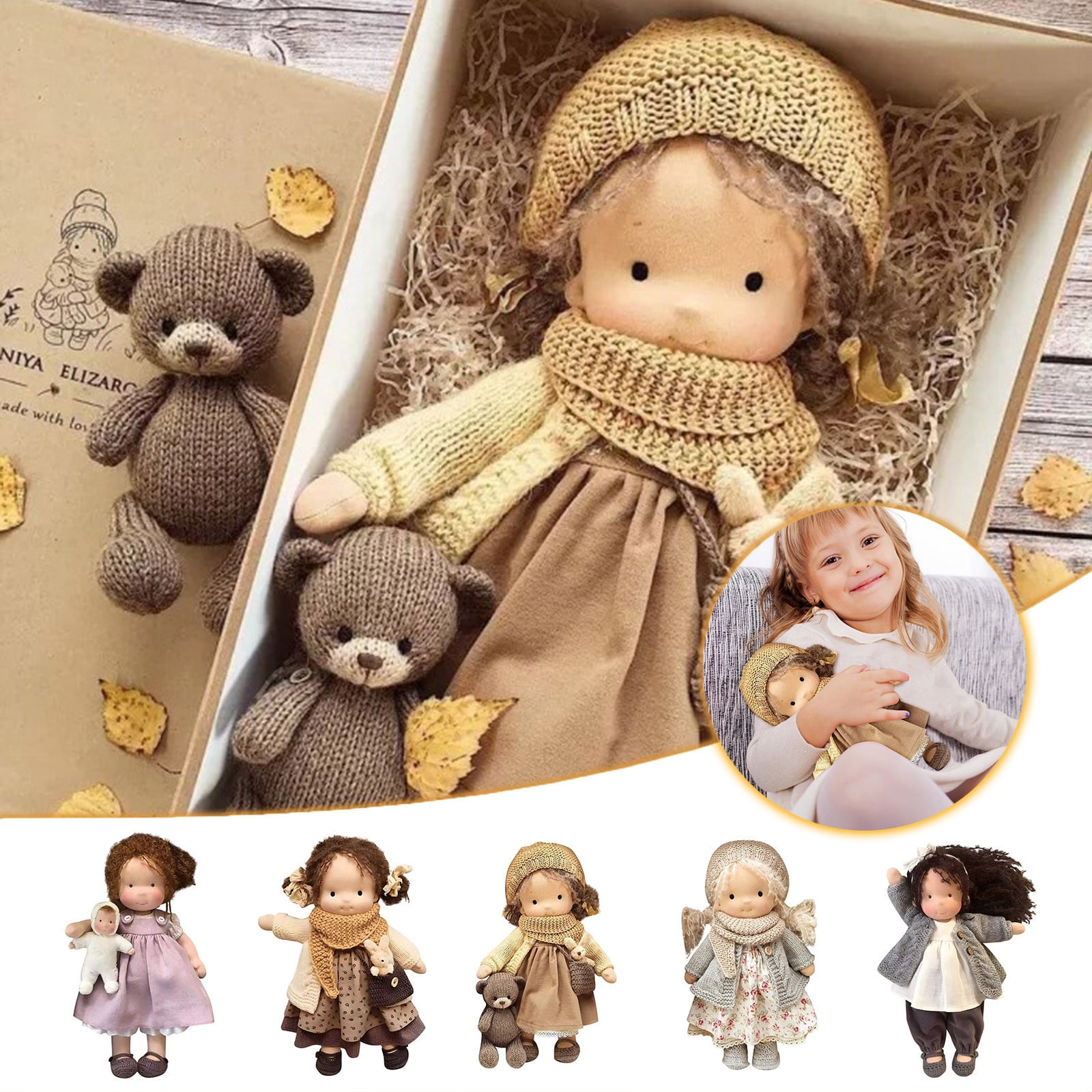 XGFHYJEH Mini Christmas Thumb By Artist Cute Doll, Christmas Gift, Baby