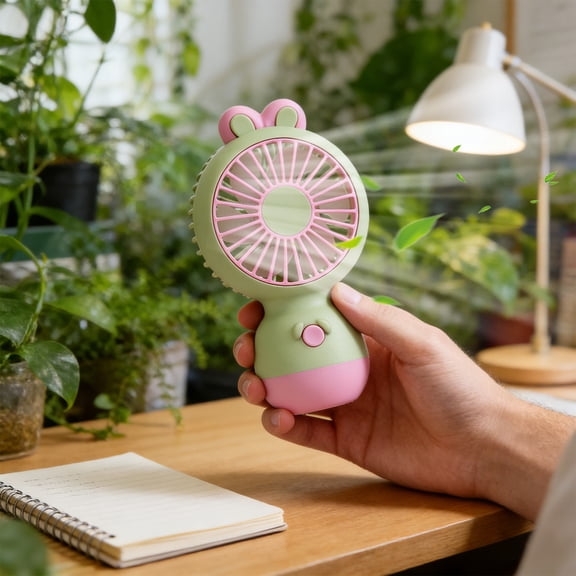 XGFHYJEH Mini Handheld Fan, USB Rechargeable (300-500mAh), Quiet & Portable, Multicolor for Student Outdoor Travel Daily Use