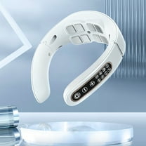 XGFHYJEH Neck Massager, Neck Massager for Pain Relief, Neck Massage, Neck Massager with Heat, Neck Massager with Heatand Vibration, 8 Heads 6 Kinds Of Massage Modes