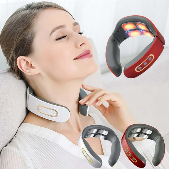 XGFHYJEH Neck Massager, Neck Massager for Pain Relief Deep Tissue, Neck Massage, Neck Massager with Heat, Neck Massager with Heatand Vibration