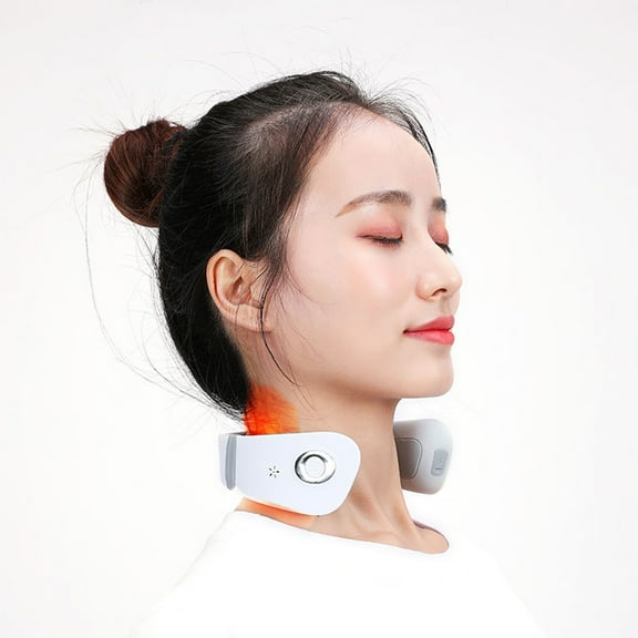 XGFHYJEH Neck Massager, Neck Massager for Pain Relief, Neck Massage, Neck Massager with Heat, Neck Massager with Heatand Vibration