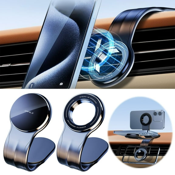 XGFHYJEH Phone Holder for Car, Dashboard Phone Holder, Car Phone Holder, Phone Car Holder, Vehicle Phone Holder, Car Phone Stand, Phone Holder for Car and Wireless Charger, Magnetic Phone Holder