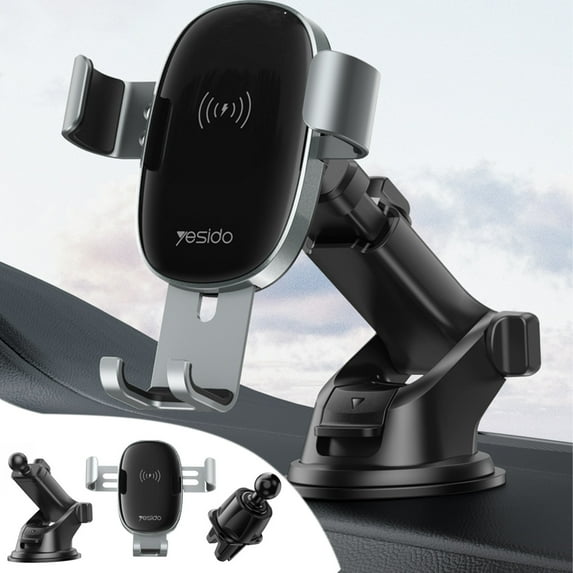 XGFHYJEH Phone Holder for Car, Vent Phone Holder, Car Phone Holder, Phone Car Holder, Vehicle Phone Holder, Car Phone Stand, Phone Holder for Car and Wireless Charger