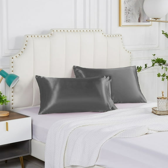 XGFHYJEH Pillow Cases, Pillow Cases Set of 2, Pillow Cases Standard, Satin Pillowcase, Pillowcases Under $10, Pillow Covers, Summer Cooling Pillow Covers, 74x48CM, polyester