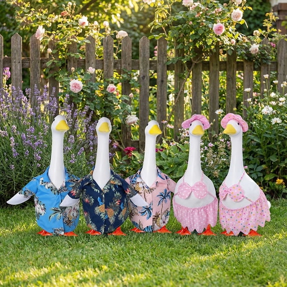 XGFHYJEH Porch Goose Outfits Summer 23", Porch Goose Clothes Clearance for Porch Goose, Porch Goose Accessories, Goose Costume Clothing for Outdoor Outside Garden Yard Lawn