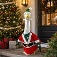 thumbnail image 1 of XGFHYJEH Proch Goose christmas Outfits, Garden Yard Lawn Porch Goose Clothes Goose Costume Clothing, Goose Outfit for 23'' Proch Goose Outdoor Outside Patio Decor, 1 of 7