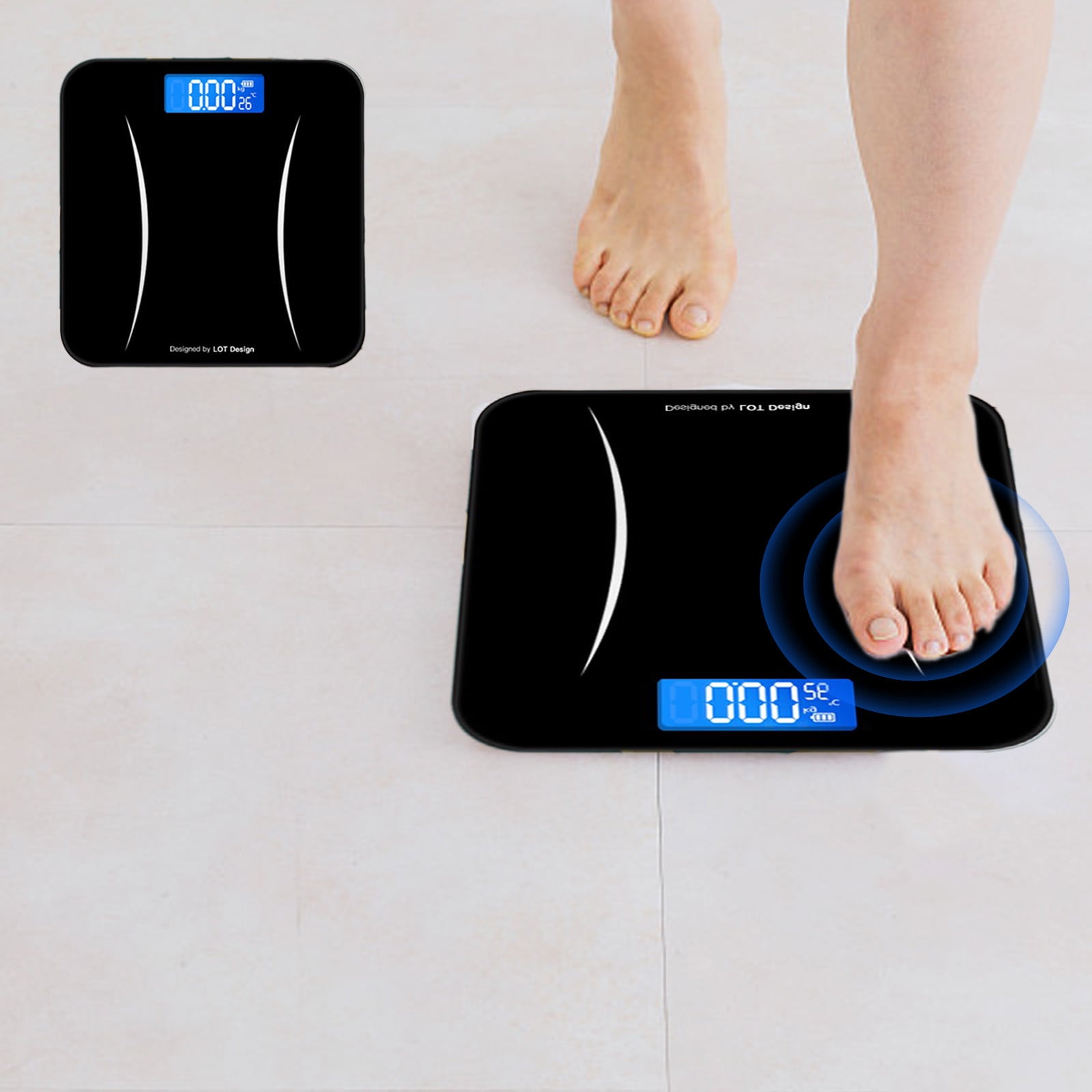 XGFHYJEH Scales for Weight, Digital Body Weight Scale, Bathroom Scales ...