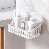 XGFHYJEH Shower Caddy, Shower Organizer, Bathtub & Shower Organizers, Adhesive Wall-Mounted Shower Shelves with Suction Cup, Shower Storage Shelf for Bathroom