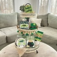 thumbnail image 1 of XGFHYJEH St Patricks Day Decorations, St Patricks Day Decorations Tabletop, Spring Wooden Tiered Tray Set Table Decorations, 1 of 6