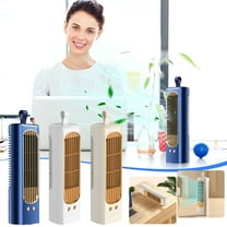XGFHYJEH Tower Fan, Bladeless Tower Fan, Small Floor Fan, Personal Evaporative Vertical Conditioner, Quiet Standing Oscillating Cooling Fans for Home Bedroom Office Indoor