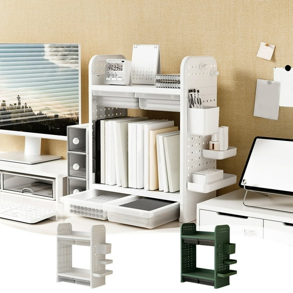 XGFHYJEH Tabletop Storage Shelf, Tabletop Storage Rack, Freestanding Storage Rack, Desktop Organizer Shelf, Tabletop Display Shelf