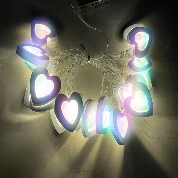 Cloud and Starry Sky String Lights - Battery Operated Decorative Lights ...