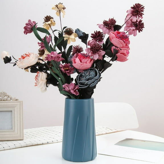 XGFHYJEH Vase, Flower Vase, Vase Decor, Plastic Vase, Spring Vase, Short Vase, Bouquet Vase, Flower Vases Clearance, Flower Vase Decor, Vase Decorations Clearances, Plastic Vase for Flowers